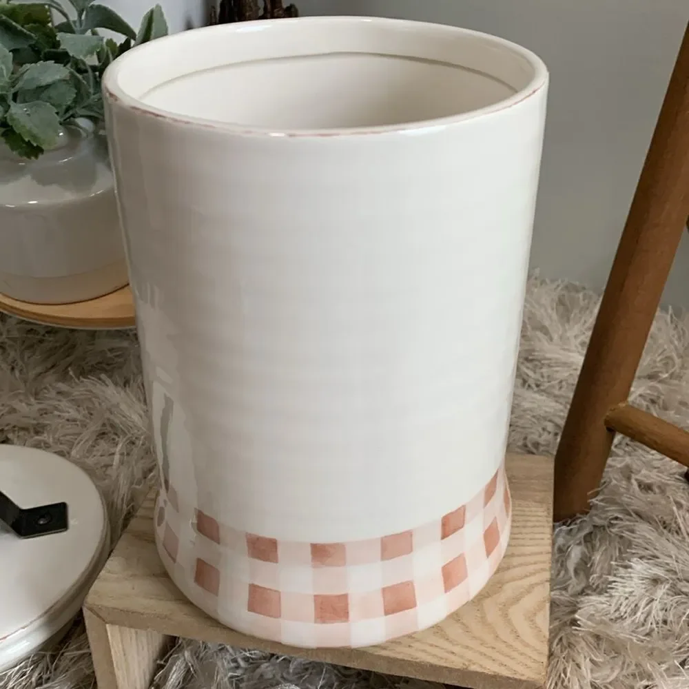 Pier 1 Earthenware Goat Cookie Biscuit Storage Jar